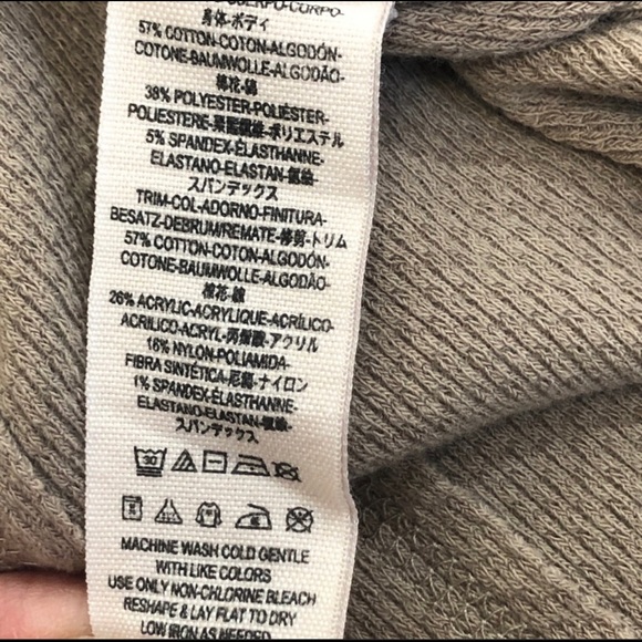 Sold 🌟🌟FREE PEOPLE Henley long sleeve V-Neck stone top S - Picture 11 of 13